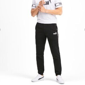 Puma Sweatpants with Elastic Cuffs and Drawstring Waistband